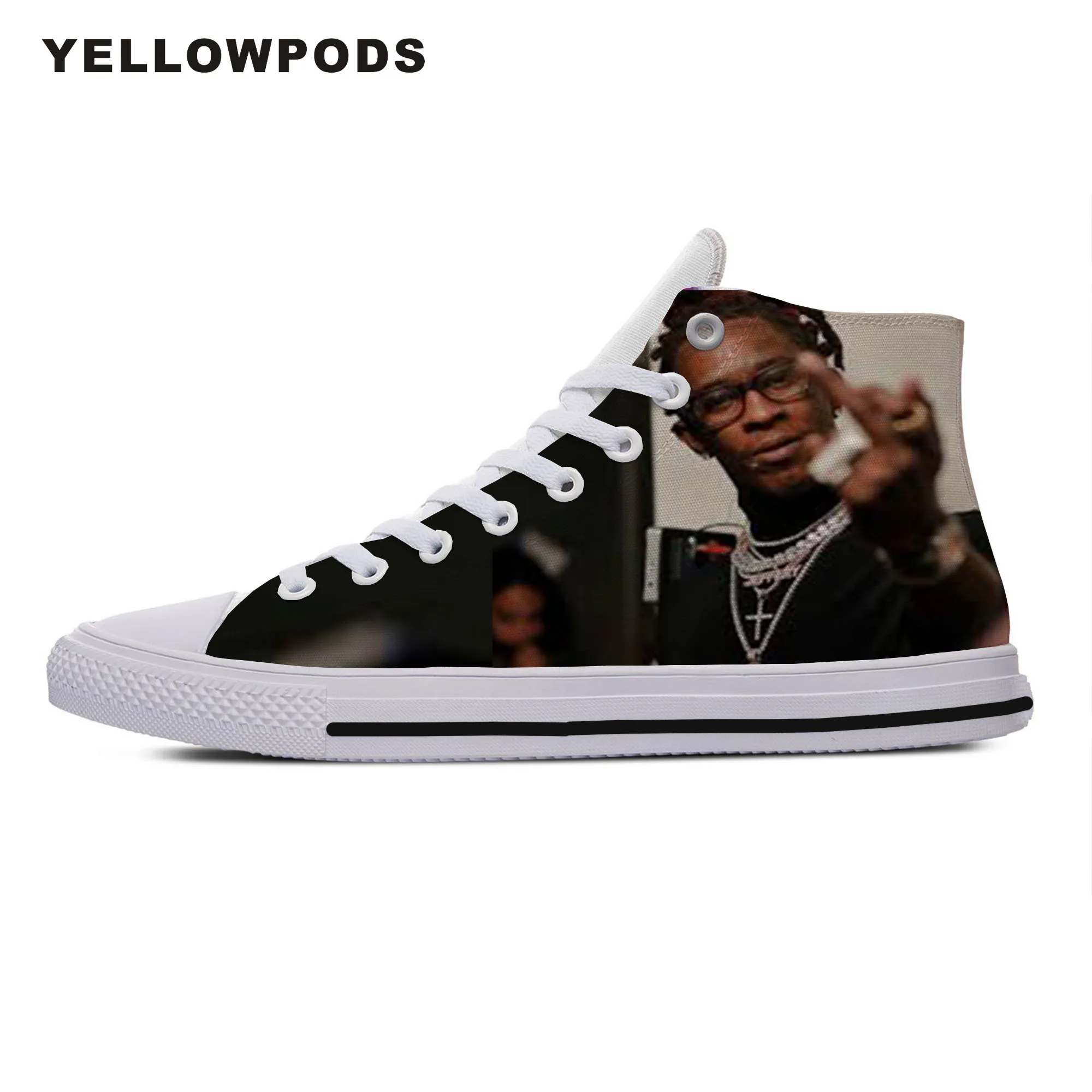 Customized Men's Casual Shoes Hot Cool High Handiness For Man Woman Hip Hop Rap Young Thug Cute Cartoon Custom Sneakers White
Customized Men's Casual Shoes Hot Cool High Handiness For Man Woman Hip Hop Rap Young Thug Cute Cartoon Custom Sneakers White