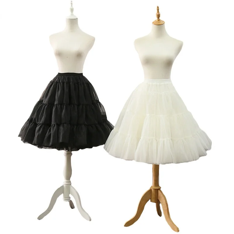 Ivory Black Girl Short Skirt Fluffy Princess Petticoat Dress Lolita Dress Fashion Women Party Skirt Tutu Faldas Mujer Saias Jupe
Ivory Black Girl Short Skirt Fluffy Princess Petticoat Dress Lolita Dress Fashion Women Party Skirt Tutu Faldas Mujer Saias Jupe
