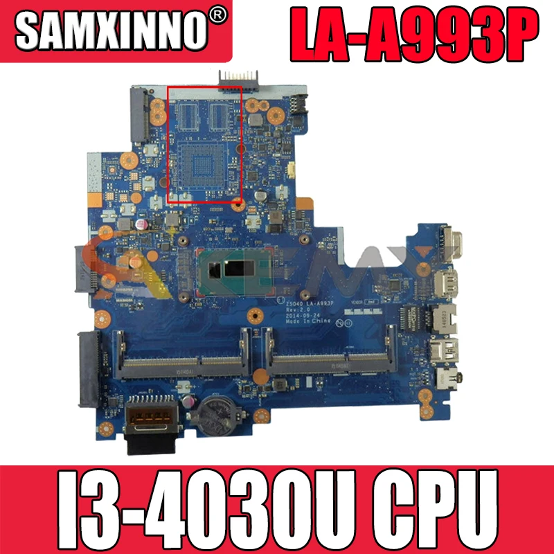 AKemy материнская плата для ноутбука HP 14-R 240 G3 Core SR1EN I3-4030U материнская плата 779956-001 779956-501 ZS040 LA-A993P тестирование
AKemy материнская плата для ноутбука HP 14-R 240 G3 Core SR1EN I3-4030U материнская плата 779956-001 779956-501 ZS040 LA-A993P тестирование