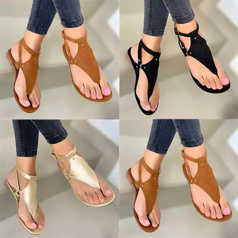 2021 Women Sandals Outdoor Summer Beach Flip-flop Sandals Solid Fashion Gladiator Sandals Women Flats Casual Ladies Shoes
2021 Women Sandals Outdoor Summer Beach Flip-flop Sandals Solid Fashion Gladiator Sandals Women Flats Casual Ladies Shoes