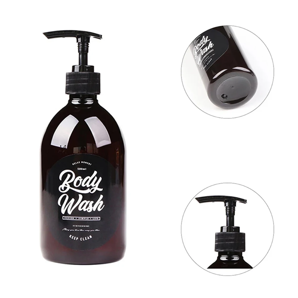 Wash Hair Bottle Conditioner Lotions Press Dispenser INS Simple Brown Bottled Bathroom Shower Gel Refillable Bottles
Wash Hair Bottle Conditioner Lotions Press Dispenser INS Simple Brown Bottled Bathroom Shower Gel Refillable Bottles