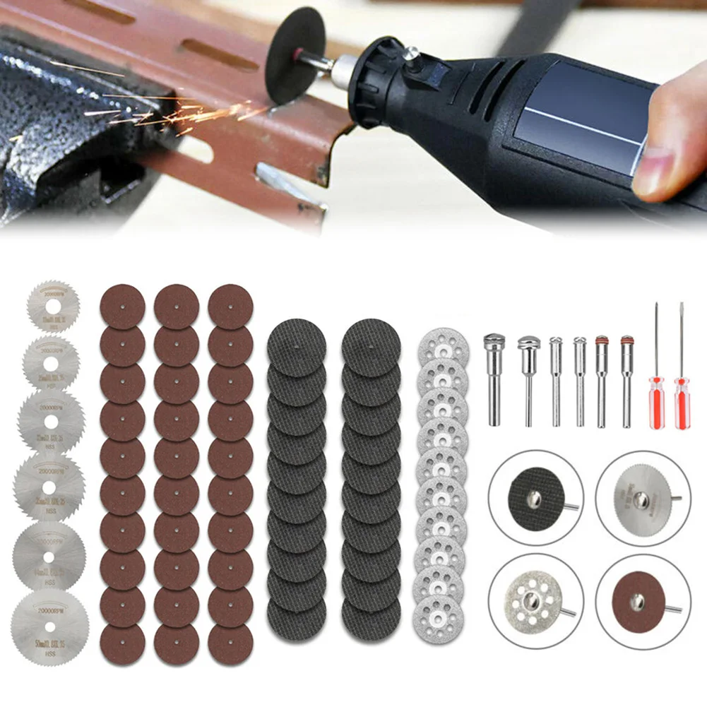 74Pcs 22/ 25/ 32/ 35/ 44mm Mini Diamond Saw Blade Cutting Discs Wheels For Rotary Tool Die Grinder Metal Cut Off
74Pcs 22/ 25/ 32/ 35/ 44mm Mini Diamond Saw Blade Cutting Discs Wheels For Rotary Tool Die Grinder Metal Cut Off