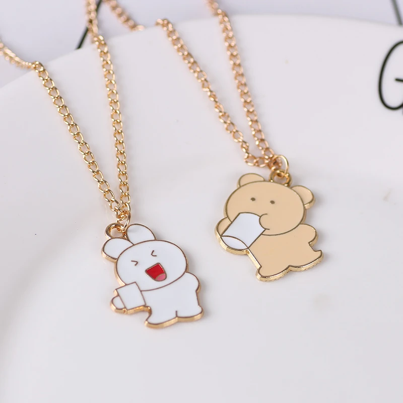 2021 Fashion Animal Pendant Children's Retro Bear Rabbit Necklace Pendant Metal Chain Lady Animal Jewelry Gift Hot Sale
2021 Fashion Animal Pendant Children's Retro Bear Rabbit Necklace Pendant Metal Chain Lady Animal Jewelry Gift Hot Sale