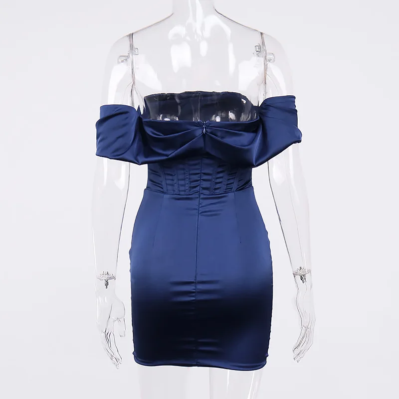 Summer Dress Women Sexy Causal Dress Mini 2021 New Off The Shoulder Elegant Dress Blue Evening Party Dress Club
Summer Dress Women Sexy Causal Dress Mini 2021 New Off The Shoulder Elegant Dress Blue Evening Party Dress Club