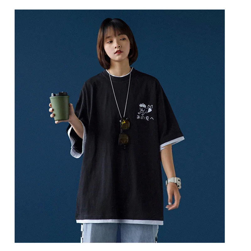New Summer Short-Sleeved T-Shirt Female Design Sense Niche Harajuku Style Loose Half-Sleeved Top
New Summer Short-Sleeved T-Shirt Female Design Sense Niche Harajuku Style Loose Half-Sleeved Top