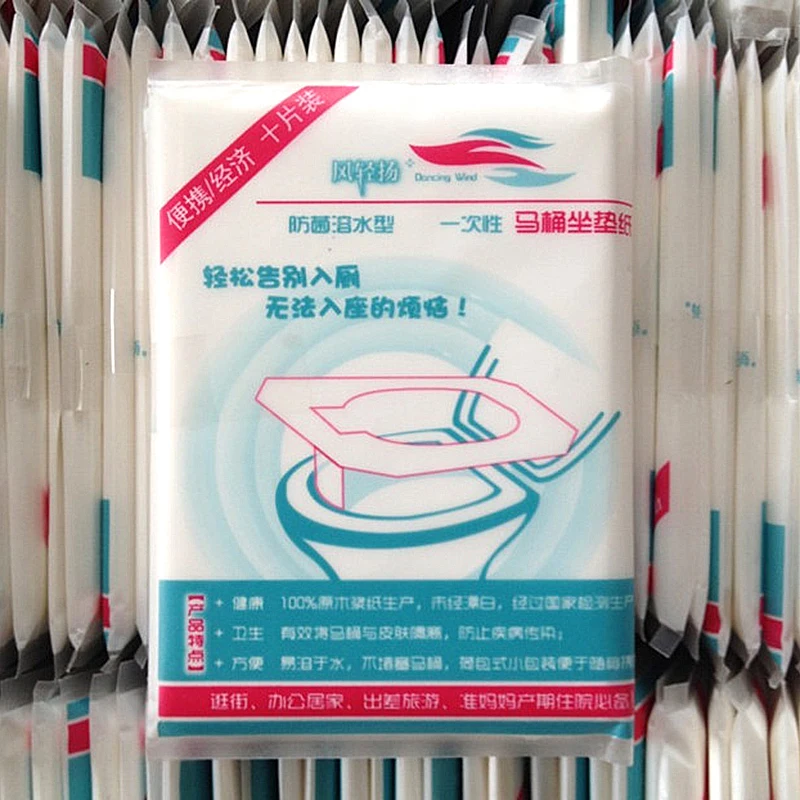 1 Packs=10pcs Disposable Paper Toilet Seat Cover Protector Camping Travel Hygienic Toilet Mat Pad Portable Bathroom Supplies Set
1 Packs=10pcs Disposable Paper Toilet Seat Cover Protector Camping Travel Hygienic Toilet Mat Pad Portable Bathroom Supplies Set