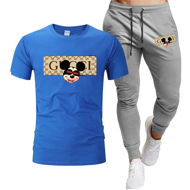 2021New Men's Summer Leisure Sets T-Shirt+Pants Two Pieces Casual Tracksuit Male Sportswear Gym Brand Clothing Sweat Suit
2021New Men's Summer Leisure Sets T-Shirt+Pants Two Pieces Casual Tracksuit Male Sportswear Gym Brand Clothing Sweat Suit