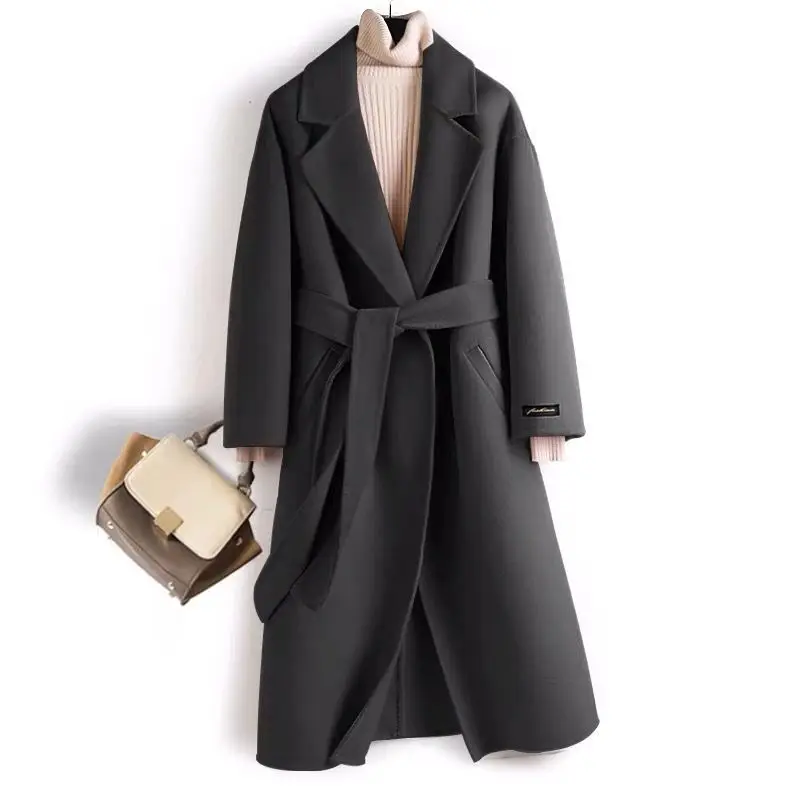 2020 Spring and Autumn Fashion New Style Double-Faced Woolen Goods Cashmere Coat Women's Mid-Length Knee Slimming Woolen Coat
2020 Spring and Autumn Fashion New Style Double-Faced Woolen Goods Cashmere Coat Women's Mid-Length Knee Slimming Woolen Coat