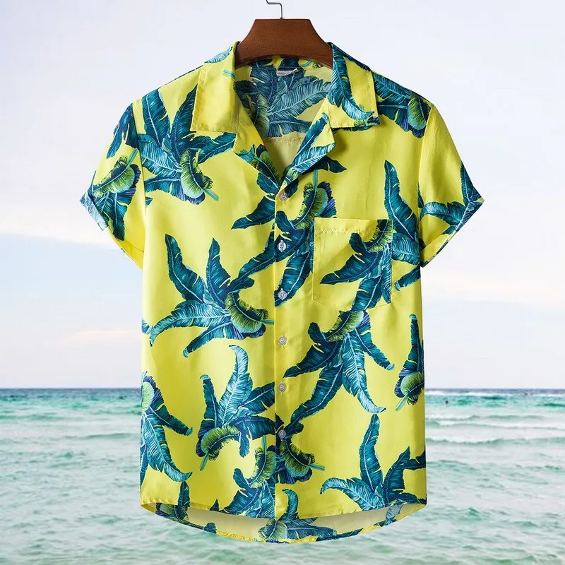 Summer Men Beach Shirt Geometric Print Short Sleeve Lapel Neck Button Leisure Hawaiian Shirts Men 2021 Streetwear
Summer Men Beach Shirt Geometric Print Short Sleeve Lapel Neck Button Leisure Hawaiian Shirts Men 2021 Streetwear