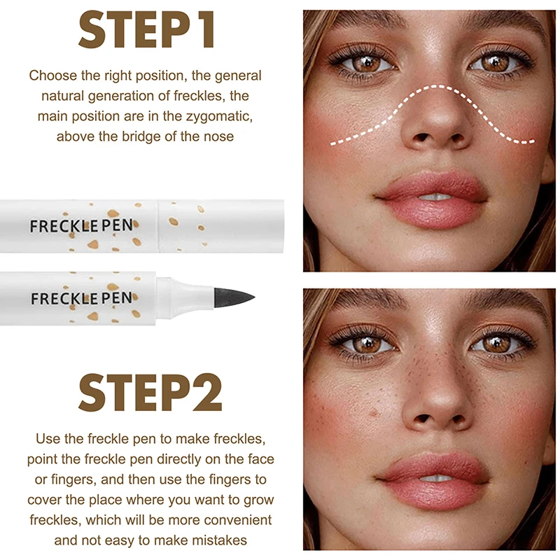 1 Piece Natural Lifelike Freckle Dot Spot Makeup Cosmetics Pen Waterproof Long-Lasting
1 Piece Natural Lifelike Freckle Dot Spot Makeup Cosmetics Pen Waterproof Long-Lasting