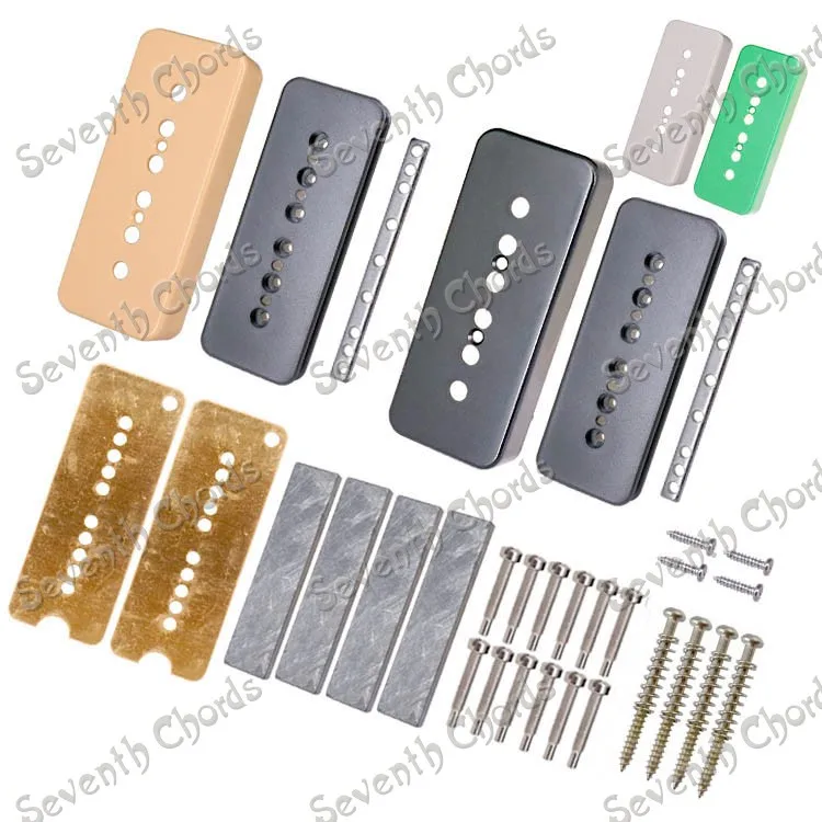 

A Set N&B Single Coil P 90 Soapbar P90 Soap bar Pickup Humbucker Kits Producing Accessories /Bobbins/Brass Baseplate/Bar Magnet
