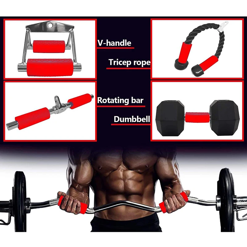 1 Pair Kettlebell Dumbbell Barbell Hand Grips Thick Bar Adapter Handles Anti-slip Protect Weightlifting Silicone Grip
1 Pair Kettlebell Dumbbell Barbell Hand Grips Thick Bar Adapter Handles Anti-slip Protect Weightlifting Silicone Grip