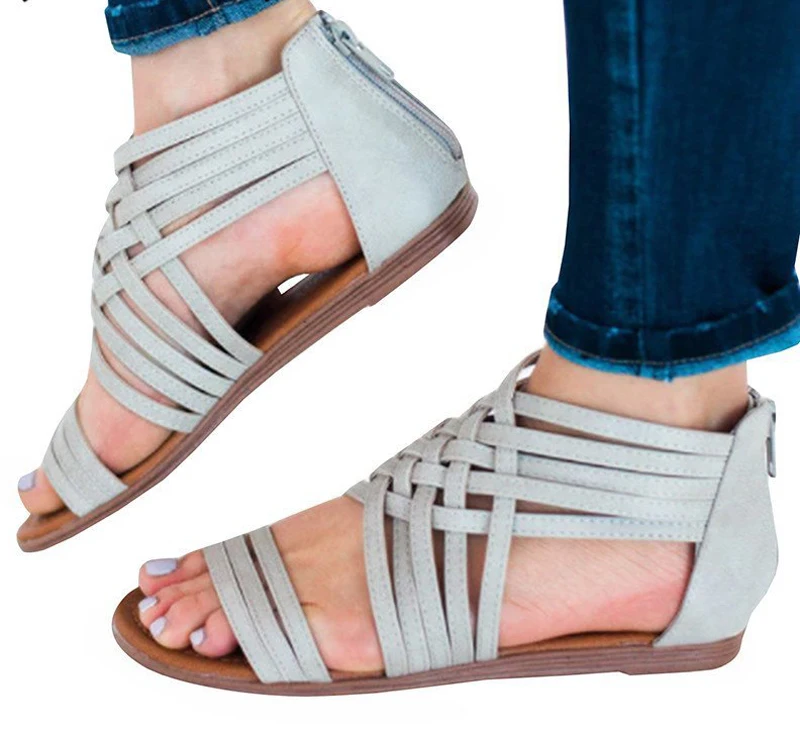Sandals Women 2020 Roman Style Summer Shoes Woman Zipper Fashion Flat Sandals Women Zapatos Woman Shoes Sandals Women Flat
Sandals Women 2020 Roman Style Summer Shoes Woman Zipper Fashion Flat Sandals Women Zapatos Woman Shoes Sandals Women Flat
