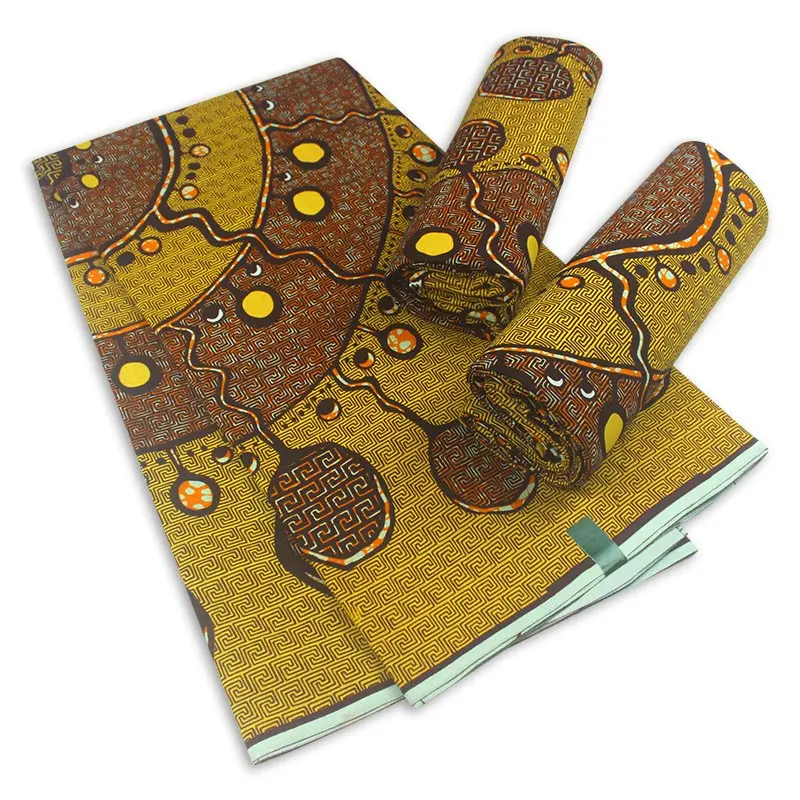 Most Popular 100% Cotton Guarunteed Real African Wax prints Ankara Fabrics High Quality Ghana Wax Fabric for Party Dress Y409-6
Most Popular 100% Cotton Guarunteed Real African Wax prints Ankara Fabrics High Quality Ghana Wax Fabric for Party Dress Y409-6