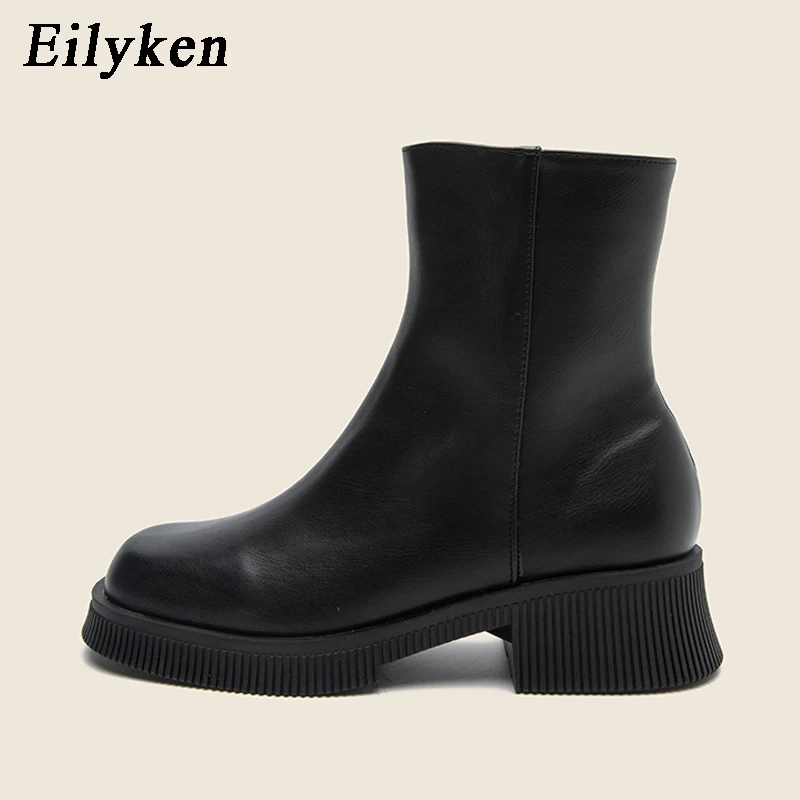 Eilyken/Новое поступление; Однотонные ботильоны с круглым носком в сдержанном стиле на молнии; Зимняя Офисная Женская Модная Современная обувь...
Eilyken/Новое поступление; Однотонные ботильоны с круглым носком в сдержанном стиле на молнии; Зимняя Офисная Женская Модная Современная обувь...