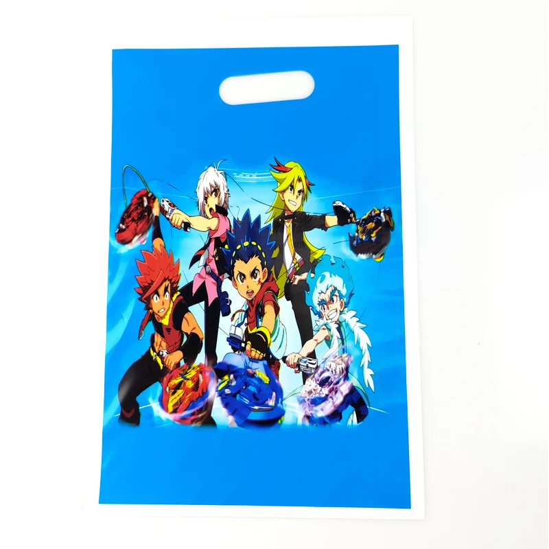 100pcs/lot Beyblade Burst Theme Birthday Party Decoration Plastic Gifts Bags Kids Favors Claus Loot Bag Baby Shower Supplies
100pcs/lot Beyblade Burst Theme Birthday Party Decoration Plastic Gifts Bags Kids Favors Claus Loot Bag Baby Shower Supplies