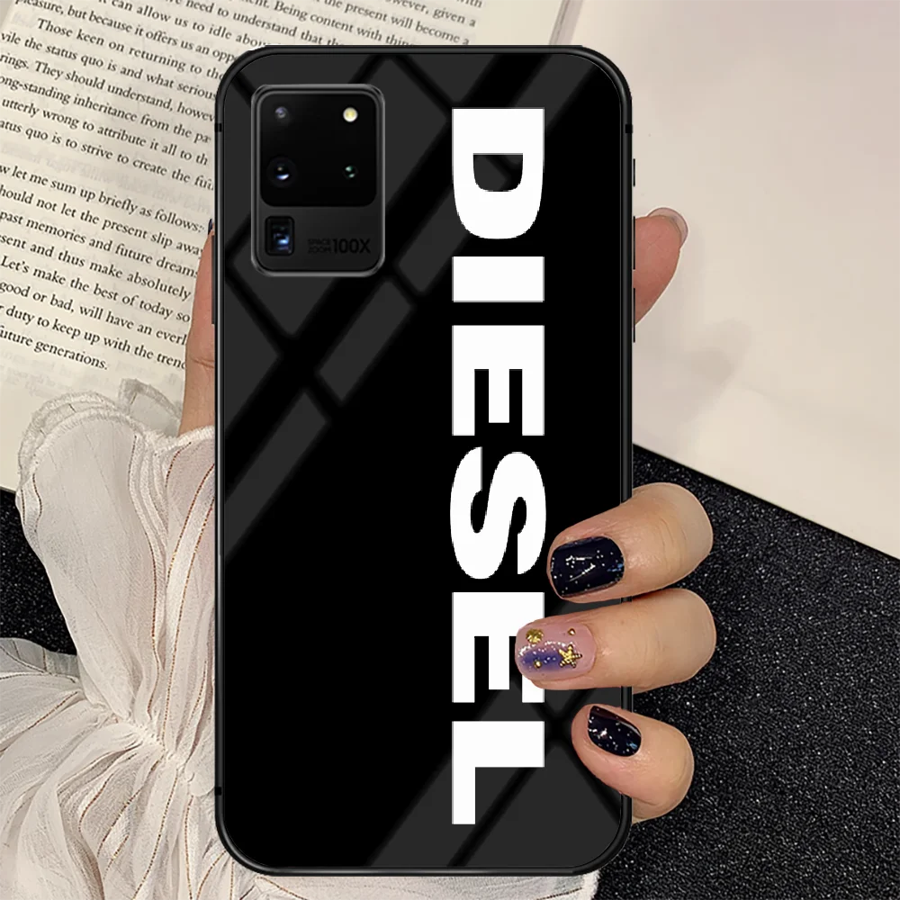 For Diesel Logo Phone Tempered Glass Case Cover For Samsung Galaxy S Note 5 6 9 10 10E 20 21 FE Plus Uitra Black Bumper Hot
For Diesel Logo Phone Tempered Glass Case Cover For Samsung Galaxy S Note 5 6 9 10 10E 20 21 FE Plus Uitra Black Bumper Hot