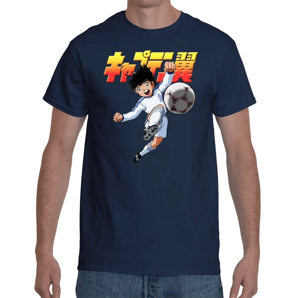 Футболка Captain Tsubasa новая футболка унисекс индивидуальные футболки с принтом на