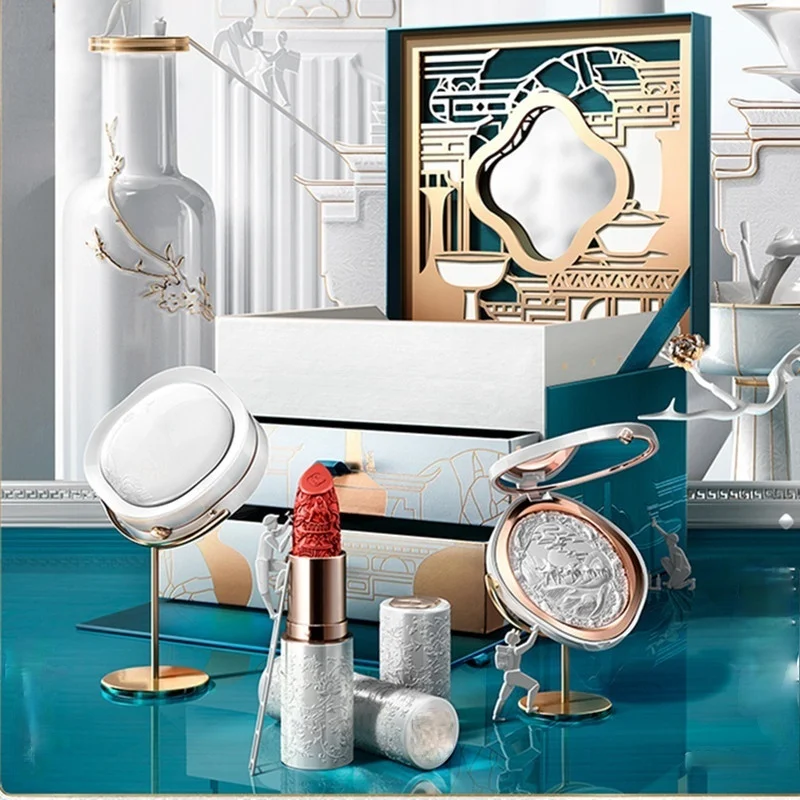 Chinese Style Eternal Love and Ceramic Makeup Items Makeup Set Beginner Lipstick Gift Box Free Shipping
Chinese Style Eternal Love and Ceramic Makeup Items Makeup Set Beginner Lipstick Gift Box Free Shipping