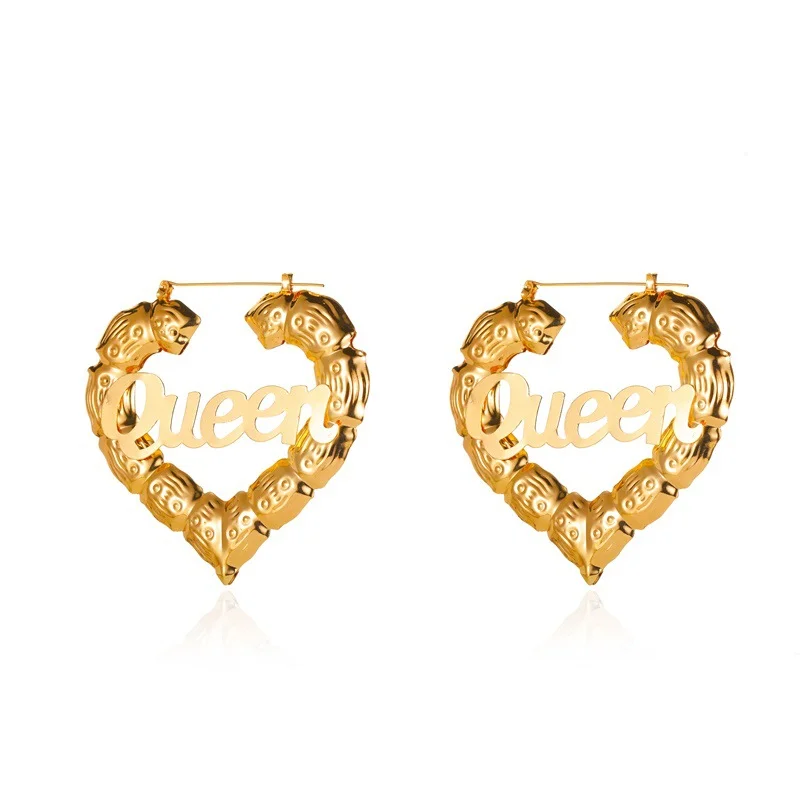 70mm Big Heart Hoops Earrings for Women Trendy Jewelry Queen LOVE SEXY Letters Earrings Gift Luxury Nightclub Jewelry
70mm Big Heart Hoops Earrings for Women Trendy Jewelry Queen LOVE SEXY Letters Earrings Gift Luxury Nightclub Jewelry