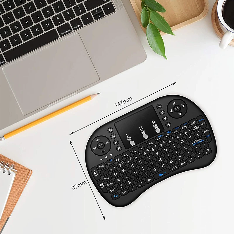 i8 Mini Wireless Keyboard 2.4GHz Russian English Version Air Mouse With Touchpad for Laptop Android TV Box PC
i8 Mini Wireless Keyboard 2.4GHz Russian English Version Air Mouse With Touchpad for Laptop Android TV Box PC