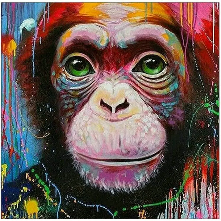 Diamond painting chimpanzee picture diy 5d diamond art painted animal full square / round mosaic canvas embroidery 20x20cm 
Diamond painting chimpanzee picture diy 5d diamond art painted animal full square / round mosaic canvas embroidery 20x20cm