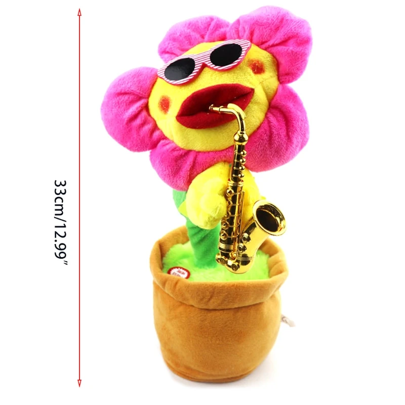 Y3NF 33cm/13in Interactive Doll Electric Dancing Flower Soft Cotton Stuffed Toy Plush Doll with 80 Songs Playing Novelty Toy
Y3NF 33cm/13in Interactive Doll Electric Dancing Flower Soft Cotton Stuffed Toy Plush Doll with 80 Songs Playing Novelty Toy