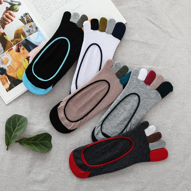 Spring New Five-Finger Men's Socks Summer Cotton Sweat-Absorbent Breathable Non-Slip Color Refers To Invisible Toe Boat Socks
Spring New Five-Finger Men's Socks Summer Cotton Sweat-Absorbent Breathable Non-Slip Color Refers To Invisible Toe Boat Socks