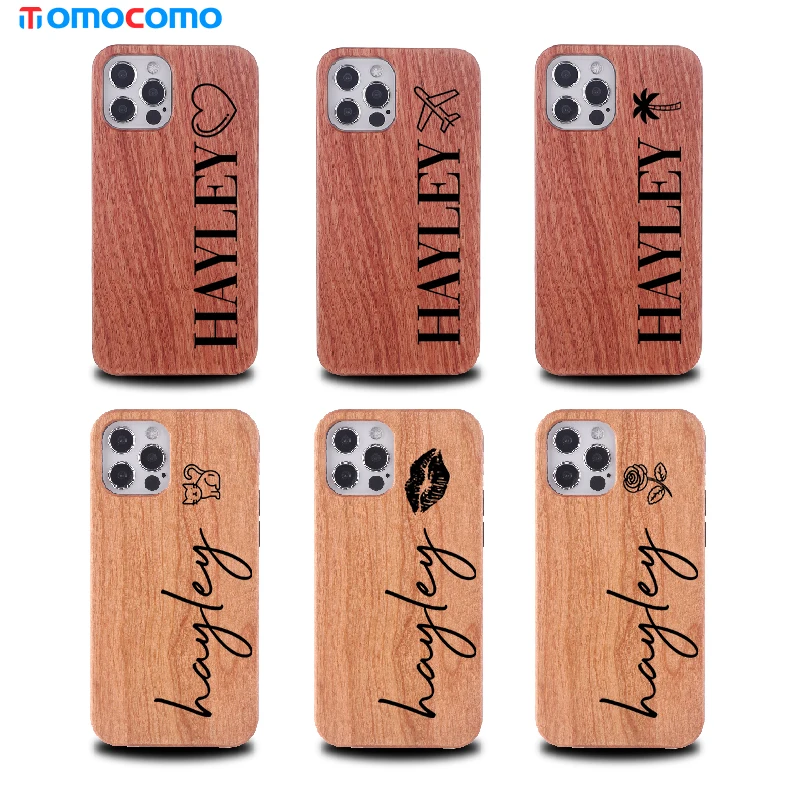 Natural Personalized Engraved Wood Phone Case For iPhone 11 12Pro Max 7 8P 6 6S XR XS Max Custom Rose Wood Phone Cover Coque
Natural Personalized Engraved Wood Phone Case For iPhone 11 12Pro Max 7 8P 6 6S XR XS Max Custom Rose Wood Phone Cover Coque