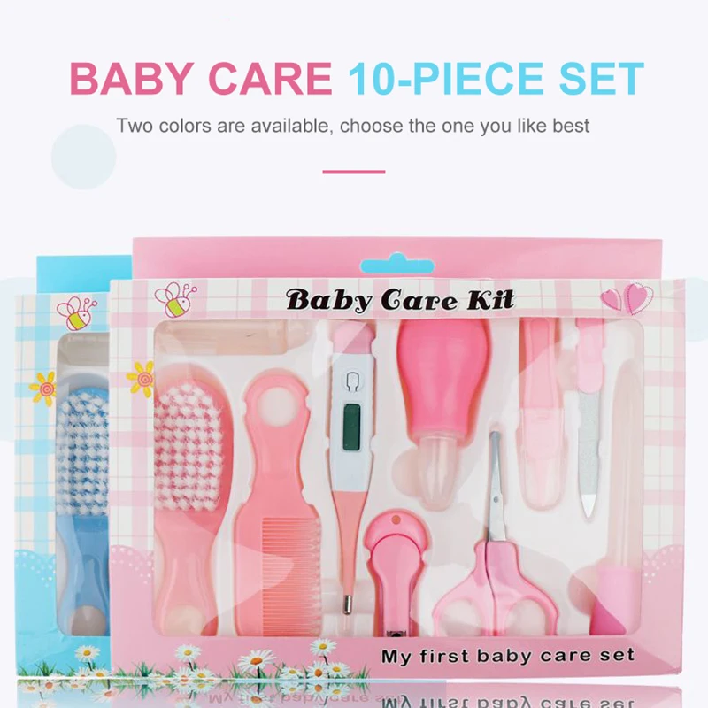 10/8 Pcs/Set Baby Kids Nail Hair Health Care Thermometer Nose Cleaner Toothbrush Safety Care Tools Newborn Grooming Brush Kit
10/8 Pcs/Set Baby Kids Nail Hair Health Care Thermometer Nose Cleaner Toothbrush Safety Care Tools Newborn Grooming Brush Kit