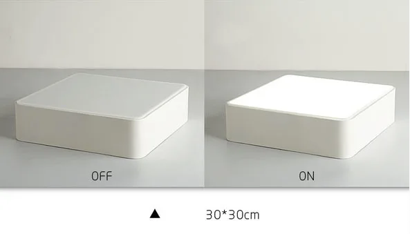 Modern square LED panel surface mounted ceiling light White/Black bathroom AC110-240V luminarias para
Modern square LED panel surface mounted ceiling light White/Black bathroom AC110-240V luminarias para