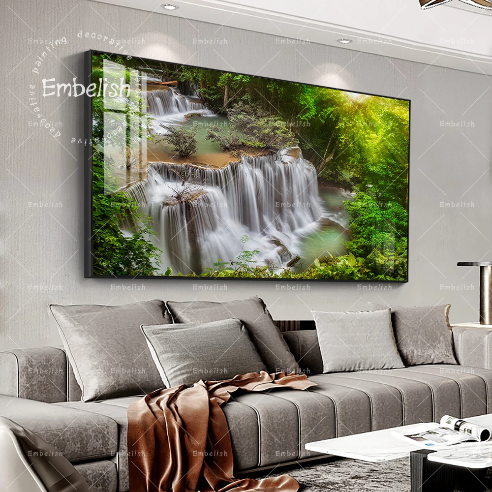 Hot Waterfall Sunshine Landscape Living Room Modular Pictures HD Prints Canvas Painting Home Decor Wall Art Posters
Hot Waterfall Sunshine Landscape Living Room Modular Pictures HD Prints Canvas Painting Home Decor Wall Art Posters