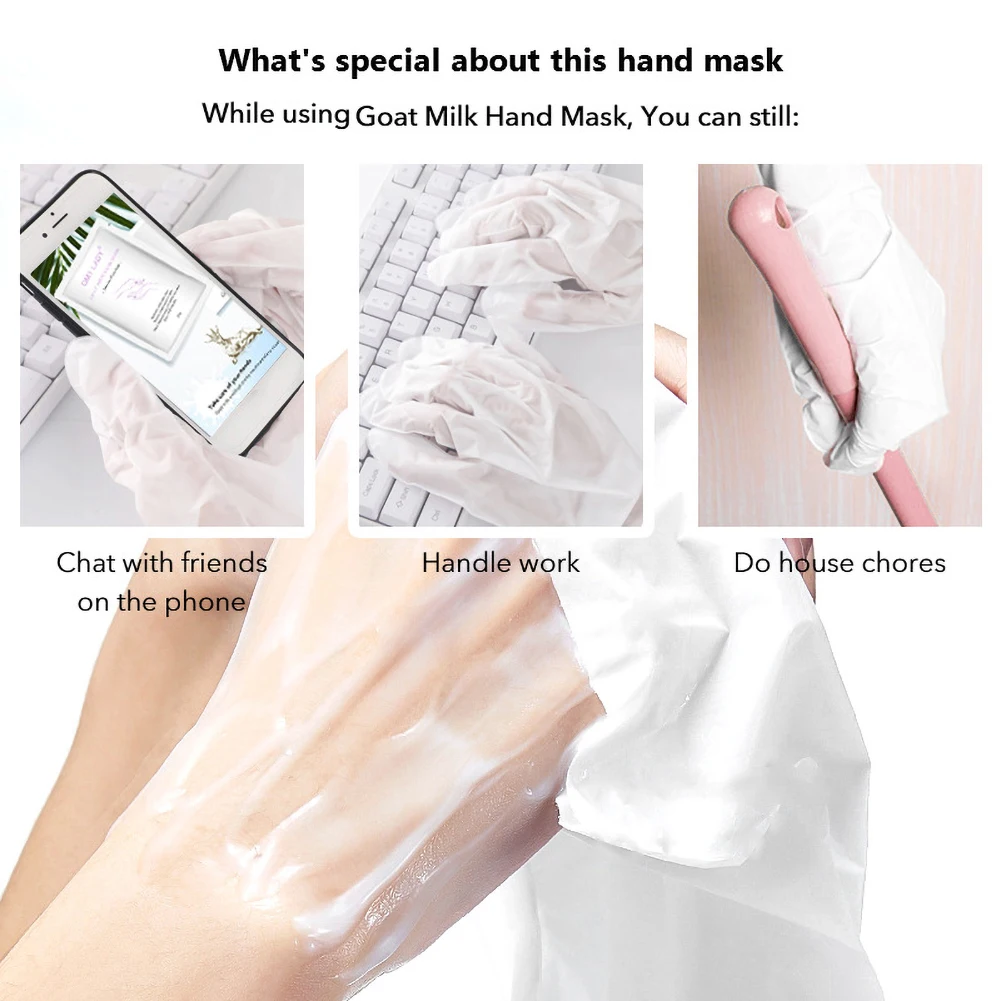 35g Goat Milk Repairing Peel Off Enhancing Gloves Hand Mask Nourish Hand Mask Gloves for Dry Hands
35g Goat Milk Repairing Peel Off Enhancing Gloves Hand Mask Nourish Hand Mask Gloves for Dry Hands