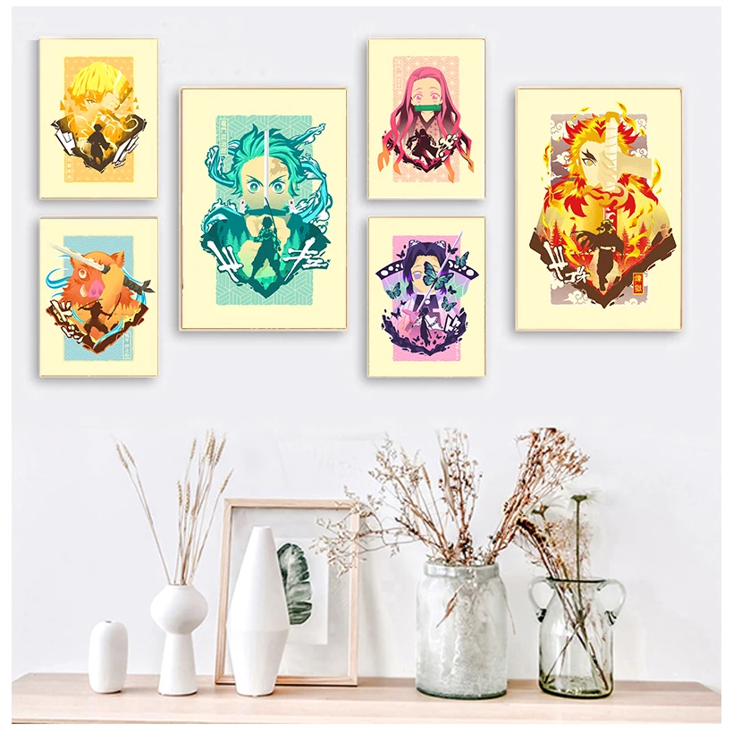 Japanese Anime Demon Slayer Poster Kamado Tanjirou/Kamado Nezuko Painting Wall Art Home Decor Kawaii Room Decor Canvas Poster
Japanese Anime Demon Slayer Poster Kamado Tanjirou/Kamado Nezuko Painting Wall Art Home Decor Kawaii Room Decor Canvas Poster