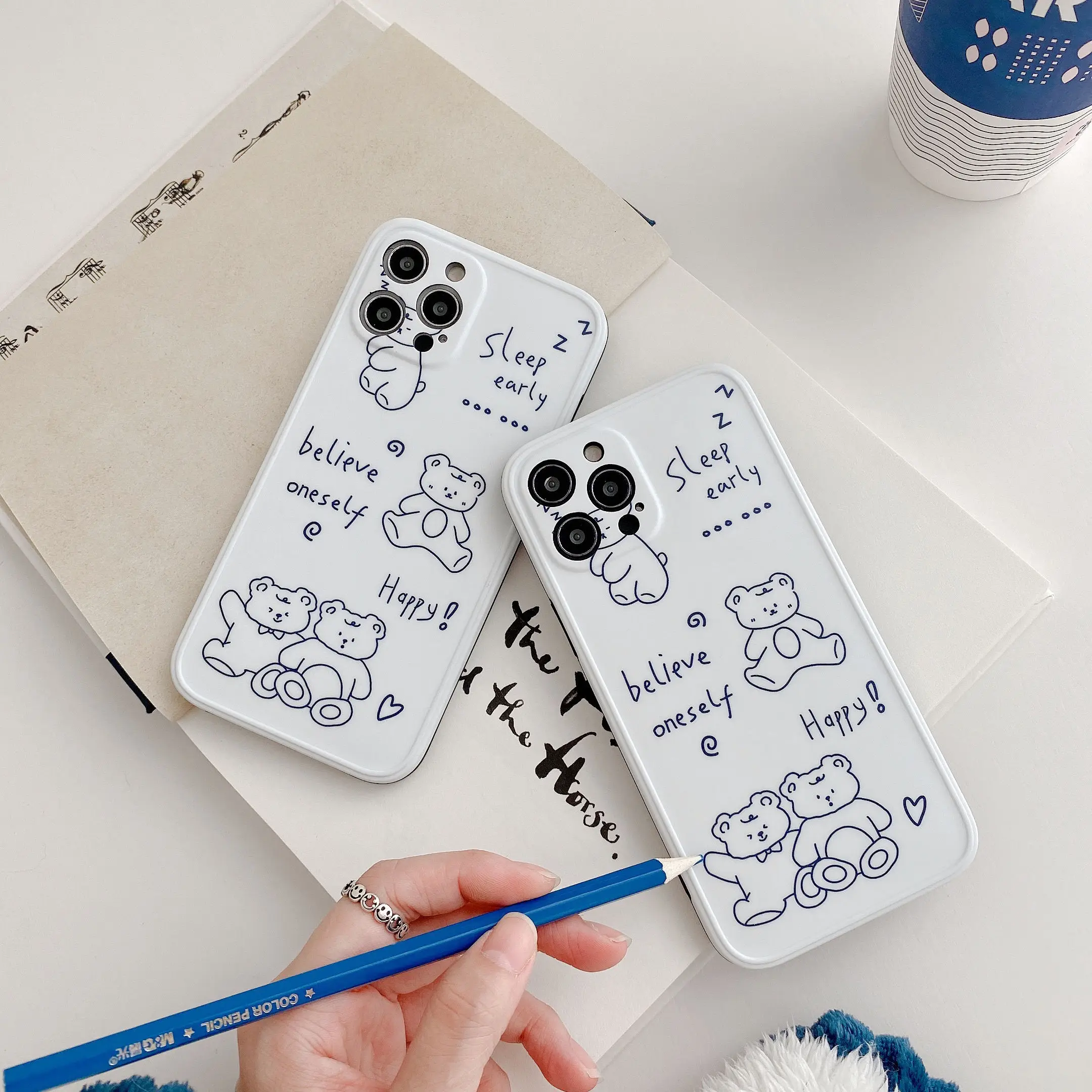 Convex edge Phone Cases for iphone 12 Pro Max 11 pro max X XS XR 7 8 Plus 2021 Chain Soft Protective Cover Hand drawn line bear
Convex edge Phone Cases for iphone 12 Pro Max 11 pro max X XS XR 7 8 Plus 2021 Chain Soft Protective Cover Hand drawn line bear
