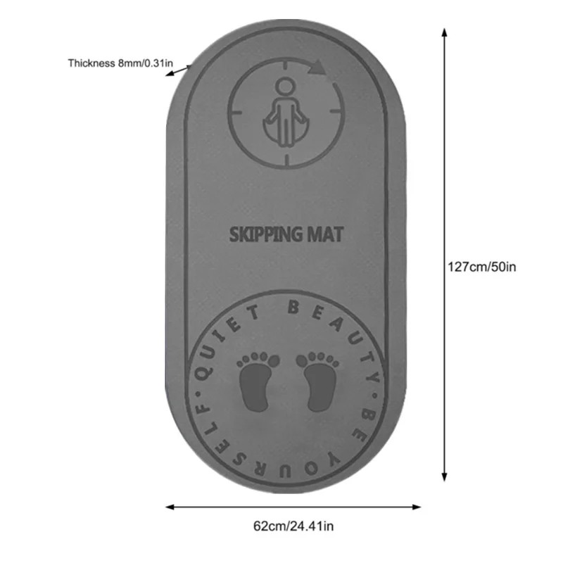 Yoga Mute Mat High-Density TPE Sound Insulation Shock Absorption Pad for Skipping Dancing Exercise Home Gym Fitness Accessories 
Yoga Mute Mat High-Density TPE Sound Insulation Shock Absorption Pad for Skipping Dancing Exercise Home Gym Fitness Accessories