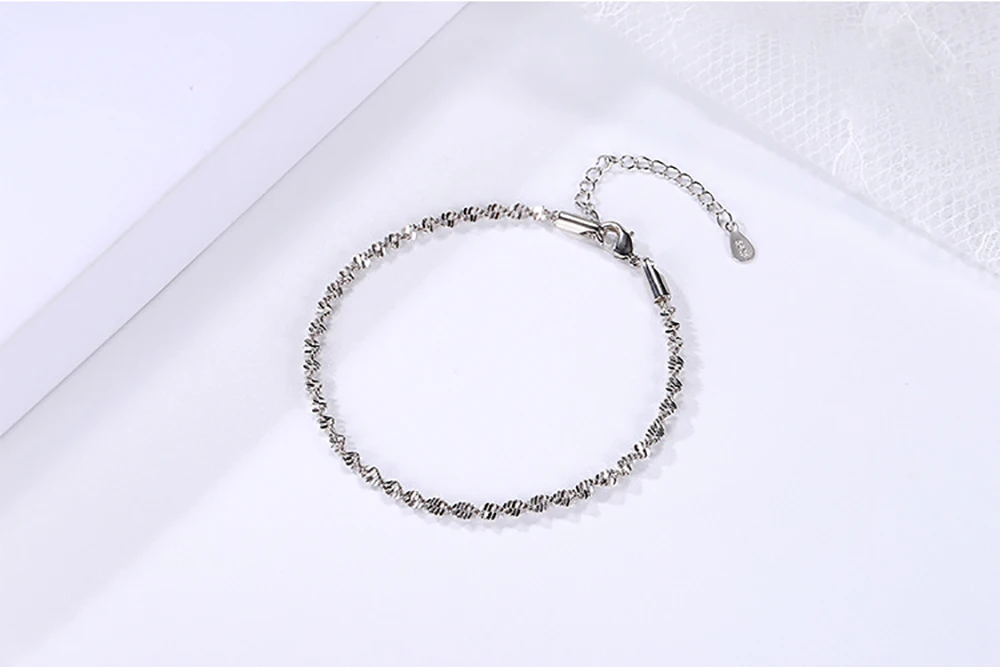SJCAB-32 Bracelet For Women Smooth Exquisite Trendy Spiral Wave Twisted Grain Rose Gold Silver Color Fashion Jewelry Gift
SJCAB-32 Bracelet For Women Smooth Exquisite Trendy Spiral Wave Twisted Grain Rose Gold Silver Color Fashion Jewelry Gift