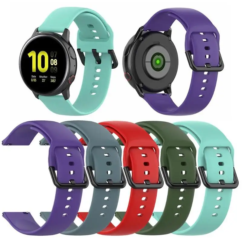 Силиконовый ремешок для часов Samsung Galaxy Watch Active 2, сменный ремешок для смарт-часов Galaxy Watch Active 2, размер L/S
Силиконовый ремешок для часов Samsung Galaxy Watch Active 2, сменный ремешок для смарт-часов Galaxy Watch Active 2, размер L/S