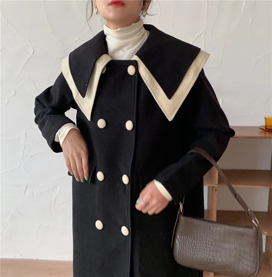 New Winter Coat Women Oversize Fashion Cashmere Wool Outerwear Female Long Thickening Warm Woolen Overcoat Womens Trench Coats
New Winter Coat Women Oversize Fashion Cashmere Wool Outerwear Female Long Thickening Warm Woolen Overcoat Womens Trench Coats