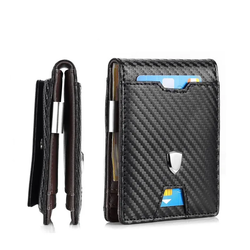 2021 Men RFID Carbon Fiber Wallets Black Leather Card Holder Money Bag Male Short Coin Purse Thin Small Slim Mini Smart Wallet
2021 Men RFID Carbon Fiber Wallets Black Leather Card Holder Money Bag Male Short Coin Purse Thin Small Slim Mini Smart Wallet