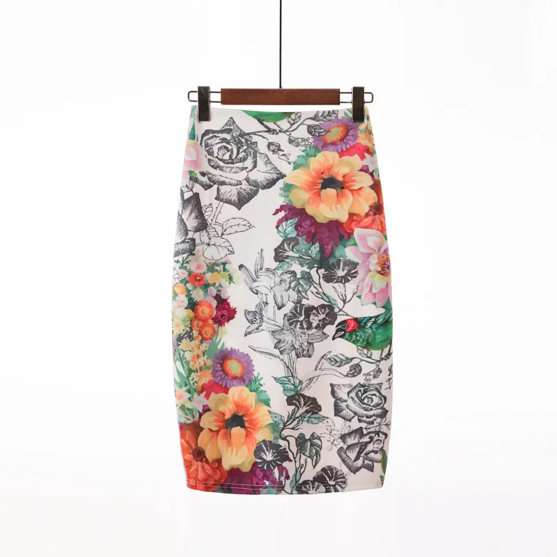 Fashion Spring Summer Style Pencil Skirt Women High Waist Skirts Vintage Elegant office ladies Bodycon Floral Print Midi Skirt
Fashion Spring Summer Style Pencil Skirt Women High Waist Skirts Vintage Elegant office ladies Bodycon Floral Print Midi Skirt