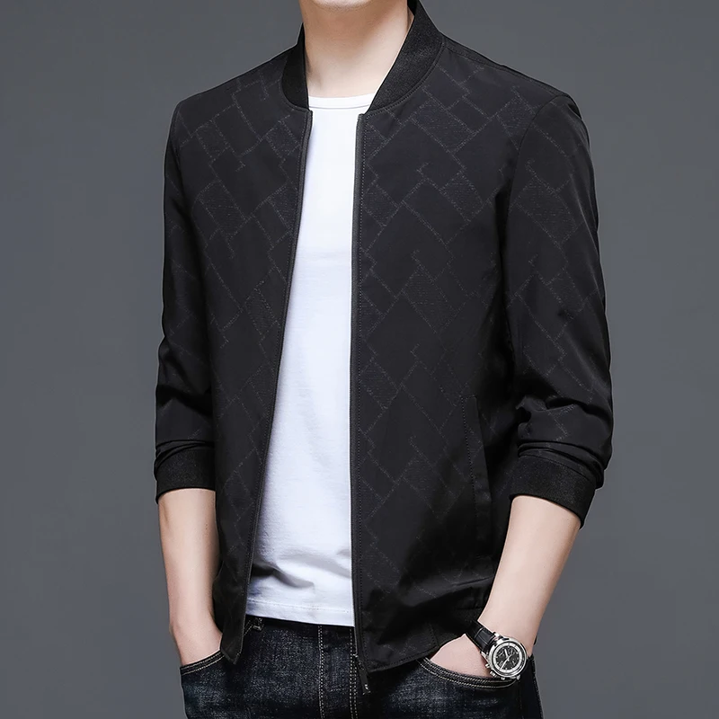 New Brand Casual Fashion Streetwear Stand Collar Mens Jackets Spring Autumn 2021 Classic Baseball Collar Coats Men Clothes
New Brand Casual Fashion Streetwear Stand Collar Mens Jackets Spring Autumn 2021 Classic Baseball Collar Coats Men Clothes