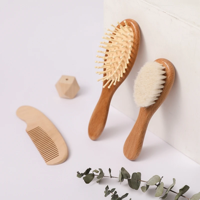 Custom Baby Hair Comb Brush Set Natural Wooden Comb Soft Wool Newborn Baby Bath Care Brush Personalized Massager Gift For Kids
Custom Baby Hair Comb Brush Set Natural Wooden Comb Soft Wool Newborn Baby Bath Care Brush Personalized Massager Gift For Kids