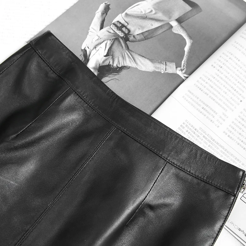2020 Autumn Winter Genuine Leather Skirts Women High Lambskin Waist Sexy&club Black Mini Skirts Ladies Real Sheepskin Sexy Skirt
2020 Autumn Winter Genuine Leather Skirts Women High Lambskin Waist Sexy&club Black Mini Skirts Ladies Real Sheepskin Sexy Skirt