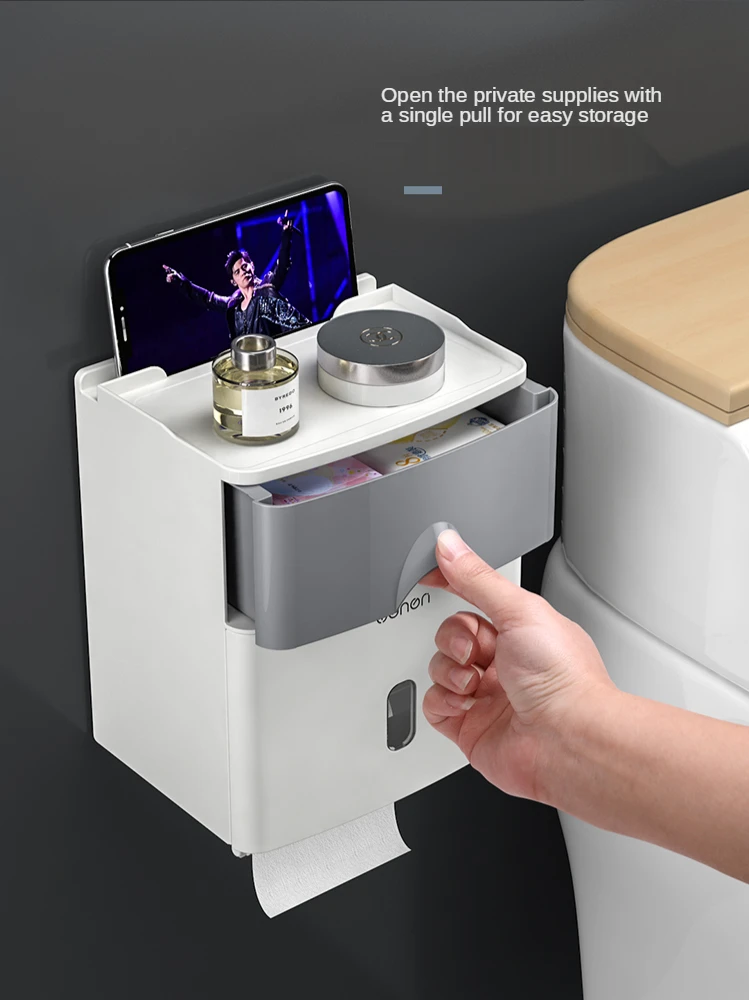 Punch-free waterproof paper towel holder toilet paper box creative toilet paper box toilet paper holder pumping paper box
Punch-free waterproof paper towel holder toilet paper box creative toilet paper box toilet paper holder pumping paper box