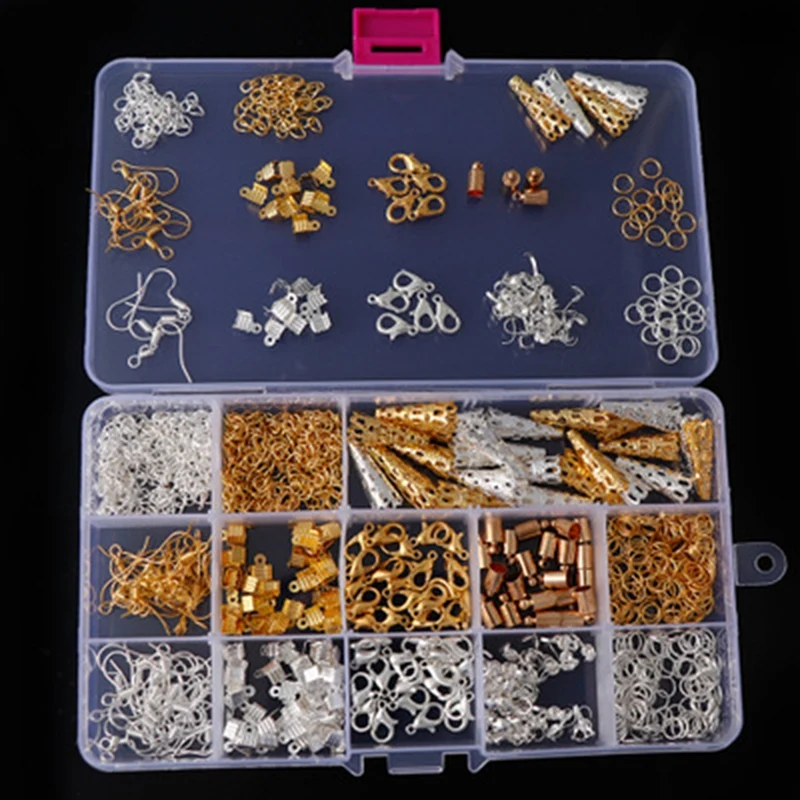 Jewelry Making Kit DIY Earring Material Repair Tool Open Loop/Lobster Clasp/Buckle
Jewelry Making Kit DIY Earring Material Repair Tool Open Loop/Lobster Clasp/Buckle