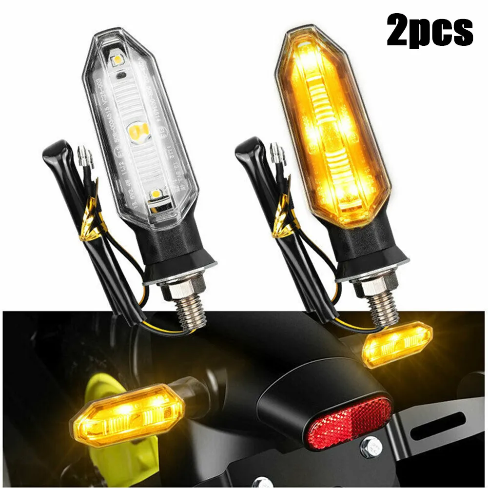 2pcs LED Motorcycle Turn Signal Indicator Blinkers 12V Sequential DRL Flashing Brake Lights Warning Lamp
2pcs LED Motorcycle Turn Signal Indicator Blinkers 12V Sequential DRL Flashing Brake Lights Warning Lamp