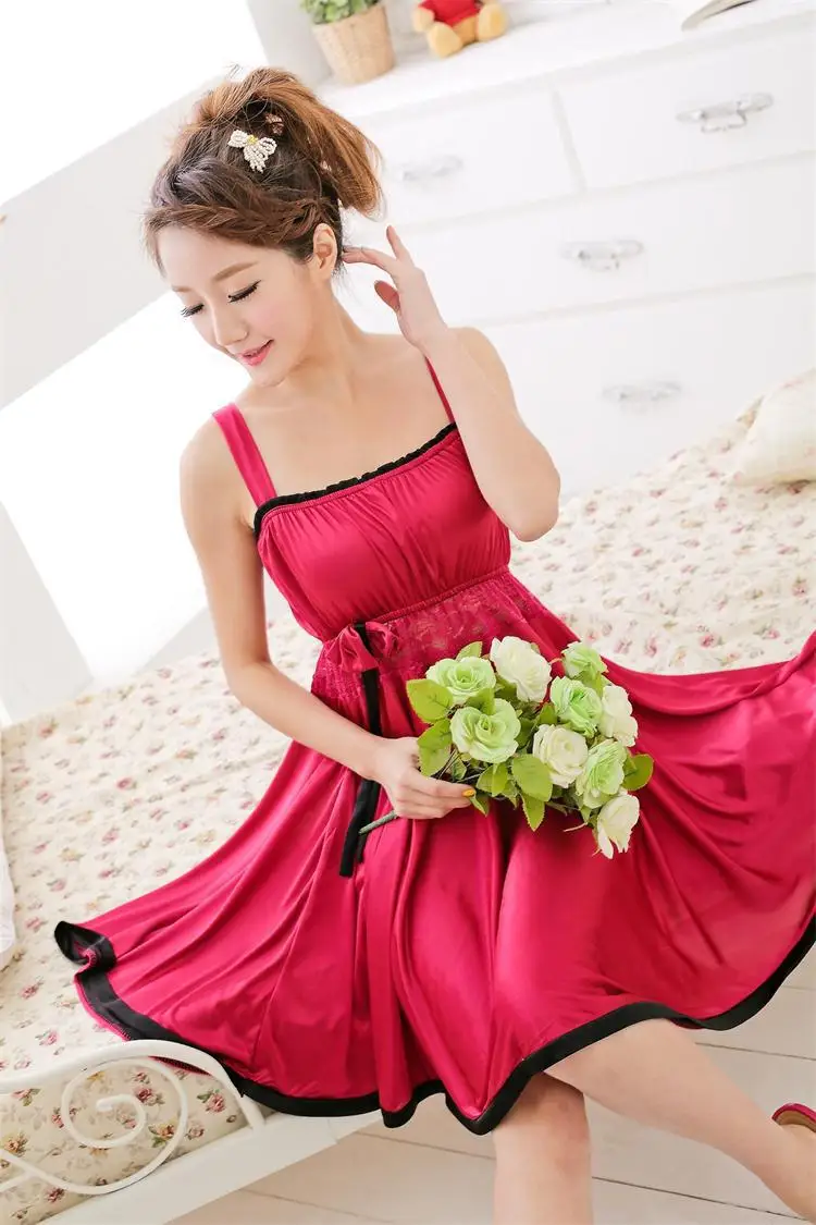 2017 New Arrival Fashion Sexy Women Nightgown,Hot Sale For ladies for summer,autumn new Sleepwears freeshipping 387
2017 New Arrival Fashion Sexy Women Nightgown,Hot Sale For ladies for summer,autumn new Sleepwears freeshipping 387