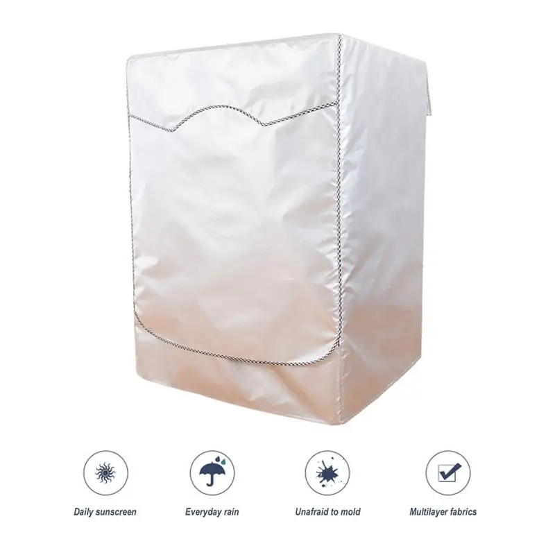Full Automatic Washing Machine Cover Universal Polyester Silver Dustproof Protect Tools Sunscreen Washing Machine Cover
Full Automatic Washing Machine Cover Universal Polyester Silver Dustproof Protect Tools Sunscreen Washing Machine Cover
