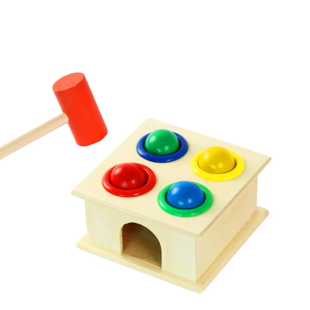 Wooden Hamster Game Hammering Hammer Box Children Early Learning Educational Balls Knocking
Wooden Hamster Game Hammering Hammer Box Children Early Learning Educational Balls Knocking